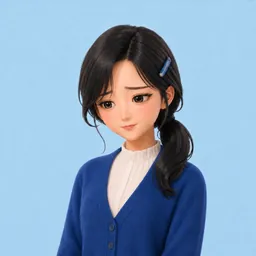 深見 つむぎ(照れる)